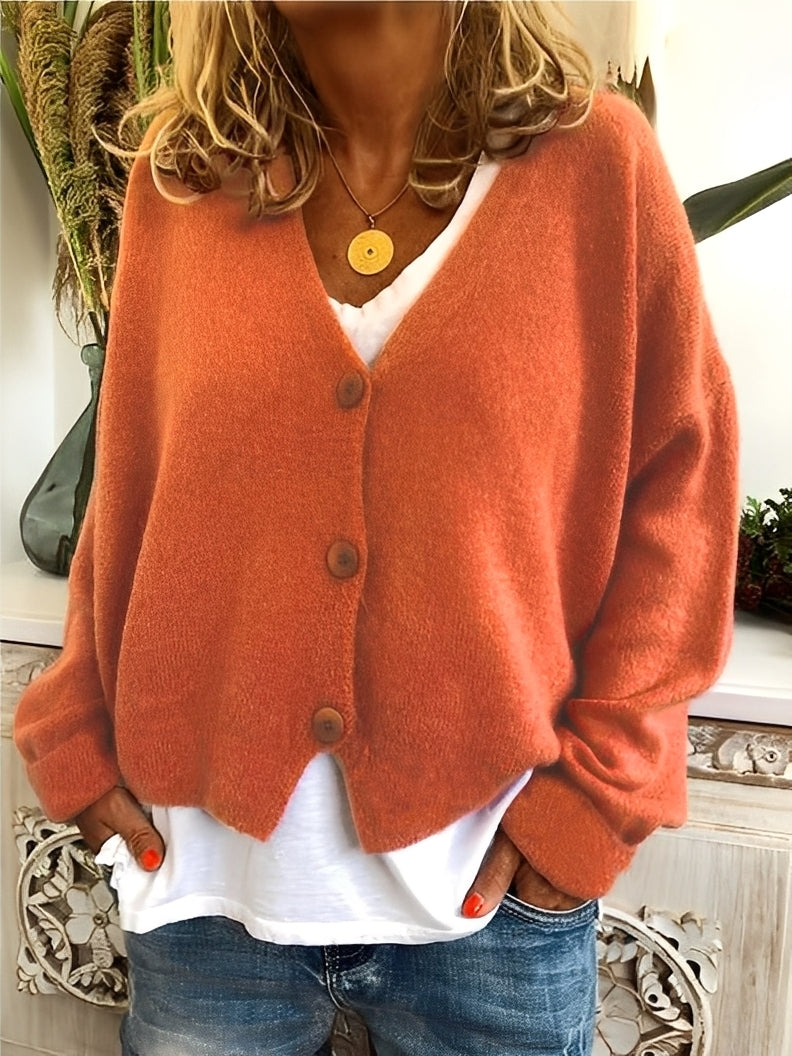 Deena - Gemütlicher, lässiger, warmer Damen-Cardigan