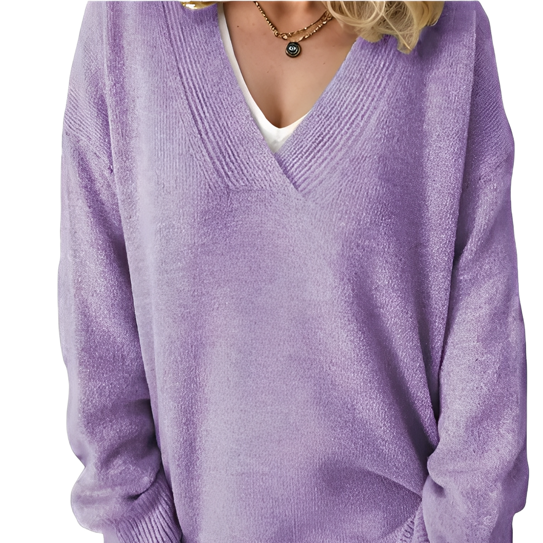 Camryn - Lockere, leger gestrickte Damenpullover