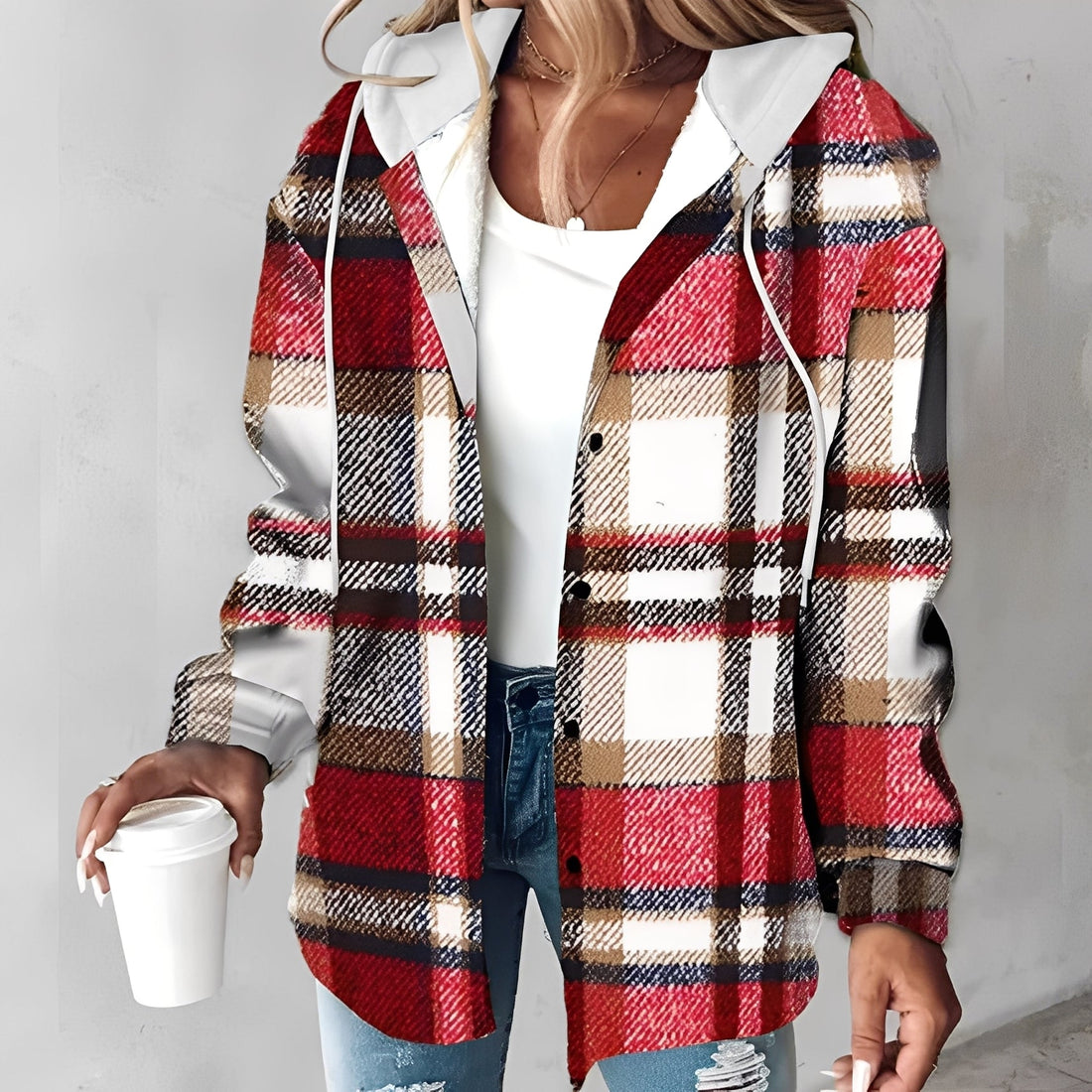 Briana - Komfortable, warme Damen-Kapuzenjacke