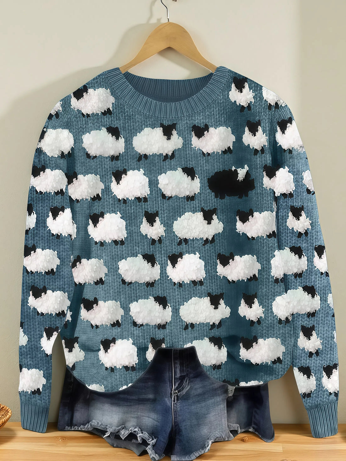 Camila - Gemütlicher Vintage-Pullover aus Schafwolle