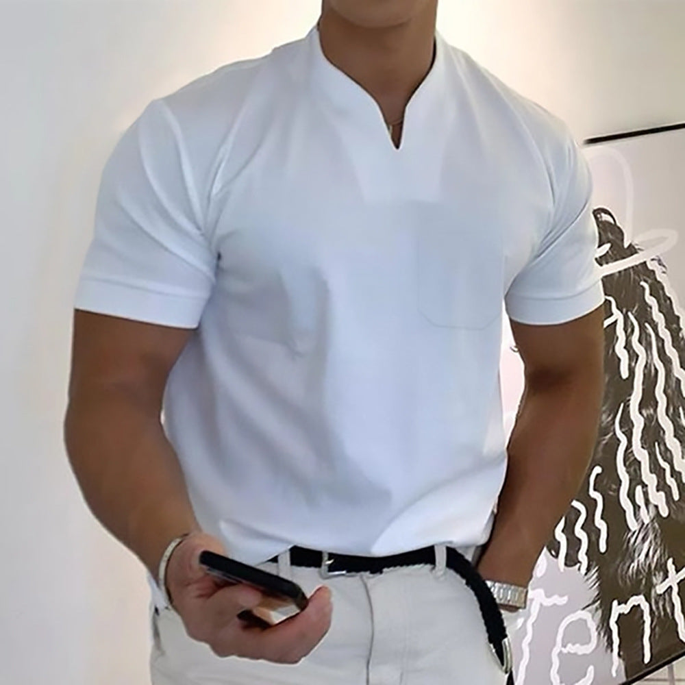 Jason - Herren-Fitness-T-Shirt für Business, kurze Ärmel