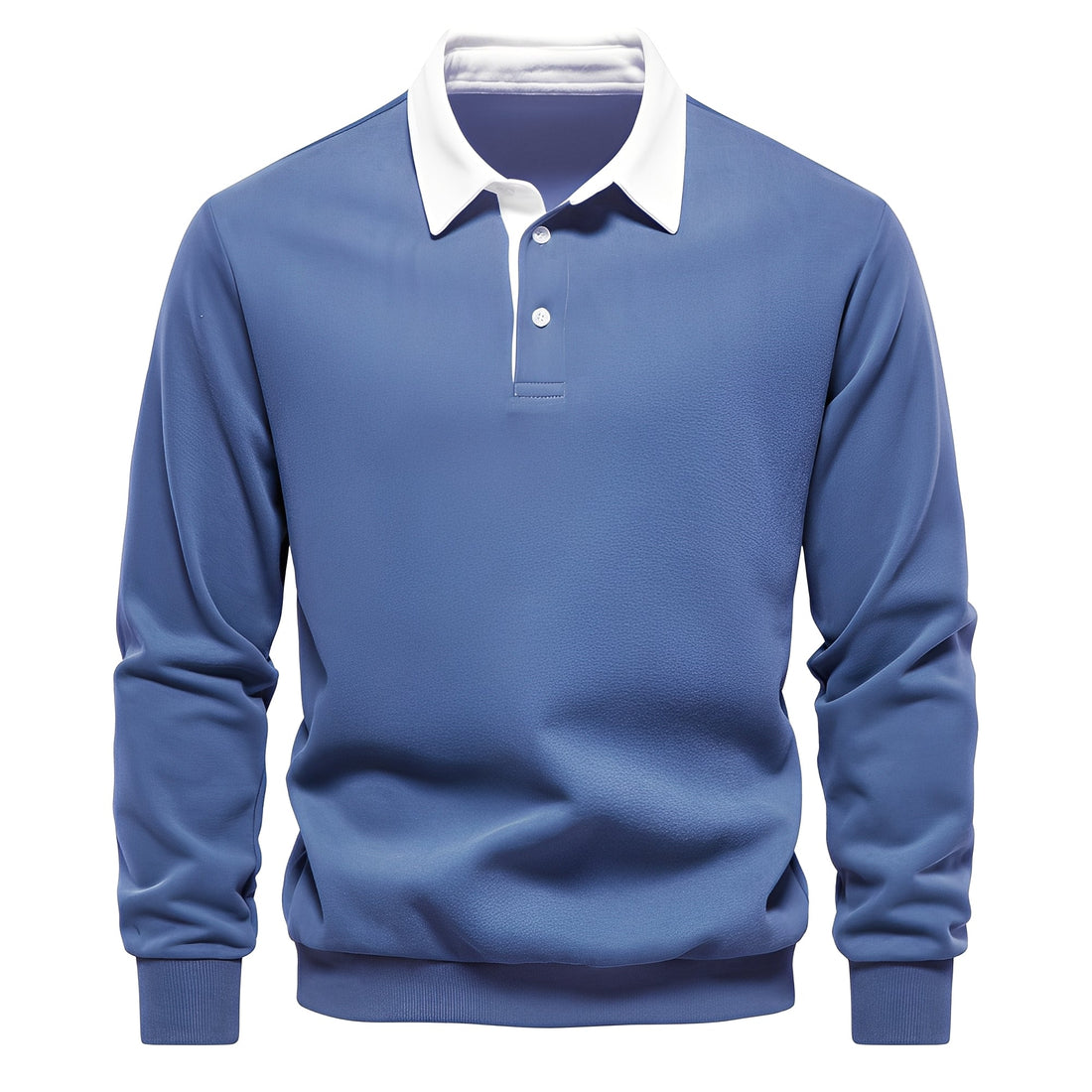 Shelton - Bequemes Langarm-Poloshirt für Männer