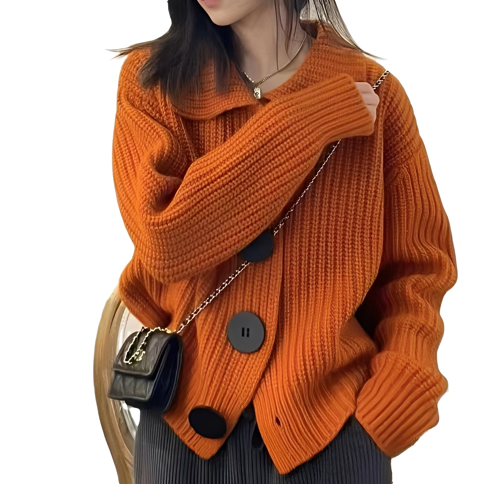Alexus - Lässiger Damen-Cardigan mit Knöpfen