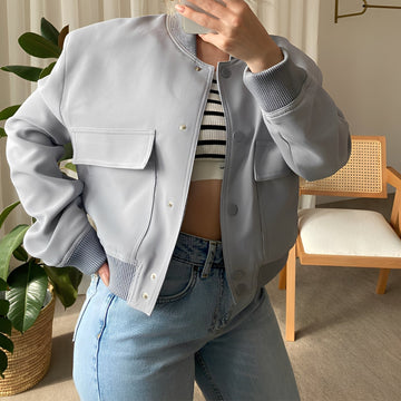 Marva - Bequeme, lockere Jacke mit großen Taschen für Frauen