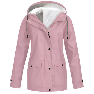 Sherlyn - Damen-Outdoormantel mit Kapuze und Fleecefutter