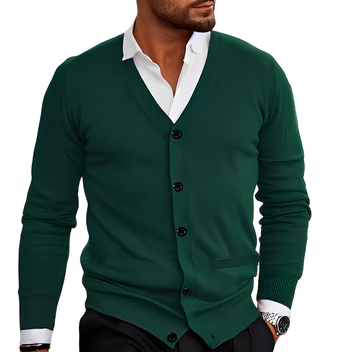 Bradley - Lässiger, unkomplizierter Cardigan für Männer