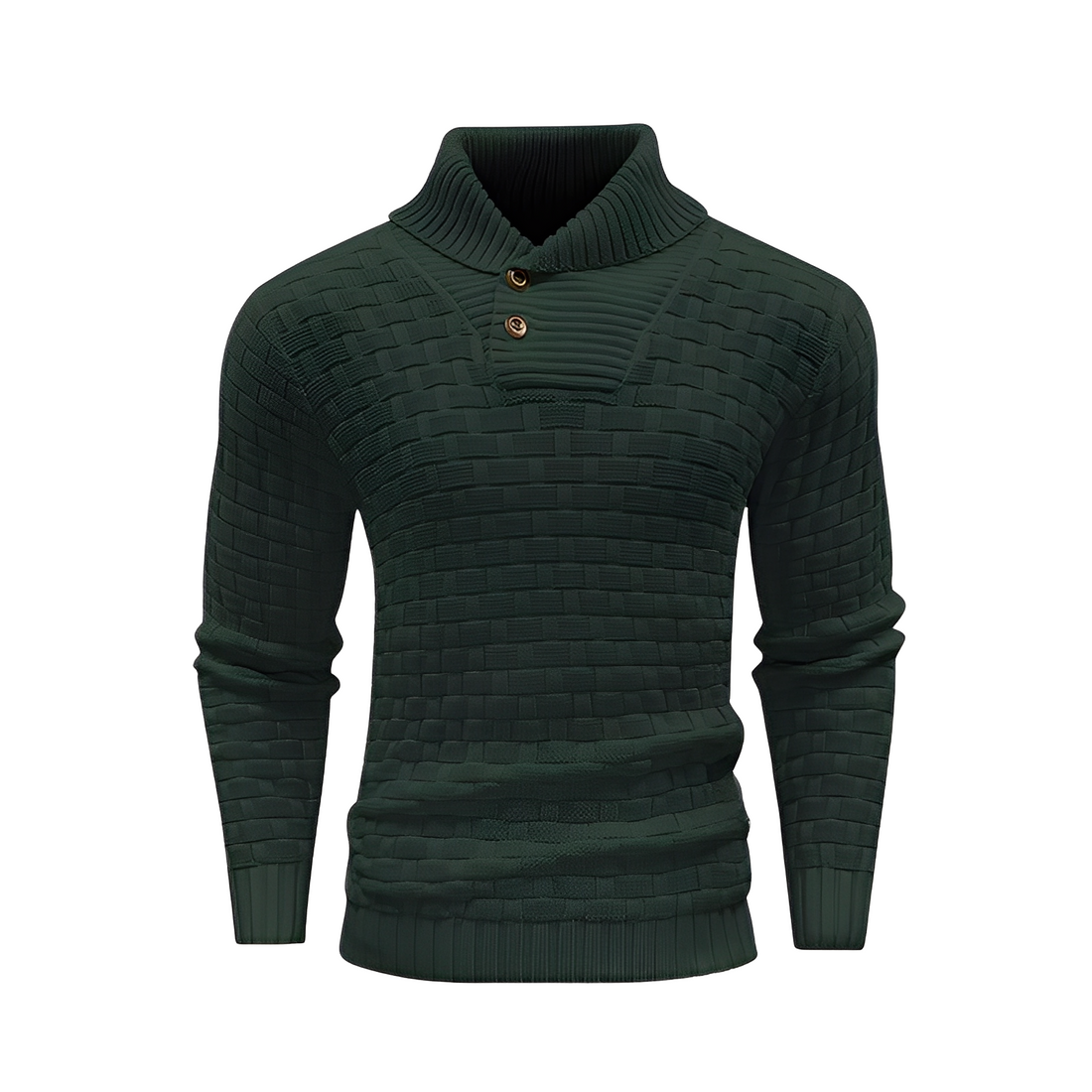 Branson - Bequemer Herrenpullover mit hohem Kragen
