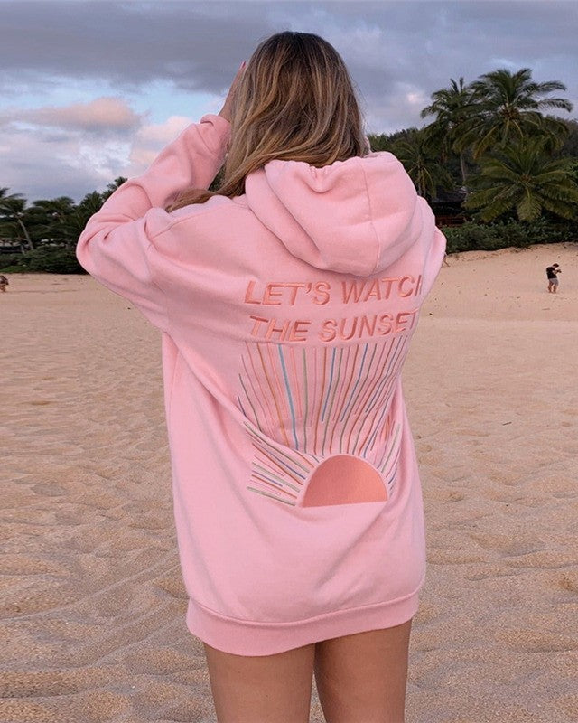 Jaquelyn - Stilvoller, locker geschnittener Damen-Hoodie mit Druck