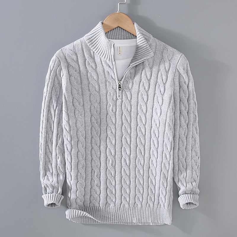 Benson - Gemütlicher Herren-Kaschmirpullover mit Zipper