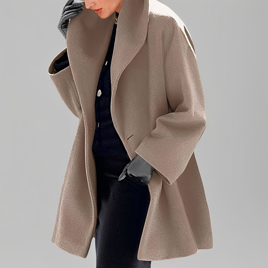 Natalia - Moderne, locker sitzende Damen-Wolljacke
