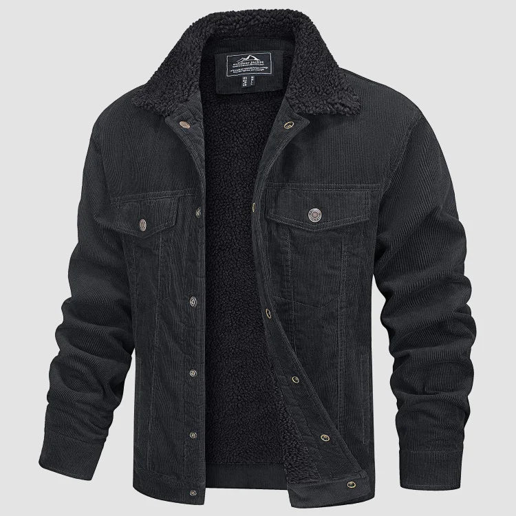 Leif - Robuste Cord-Jacke für den urbanen Look