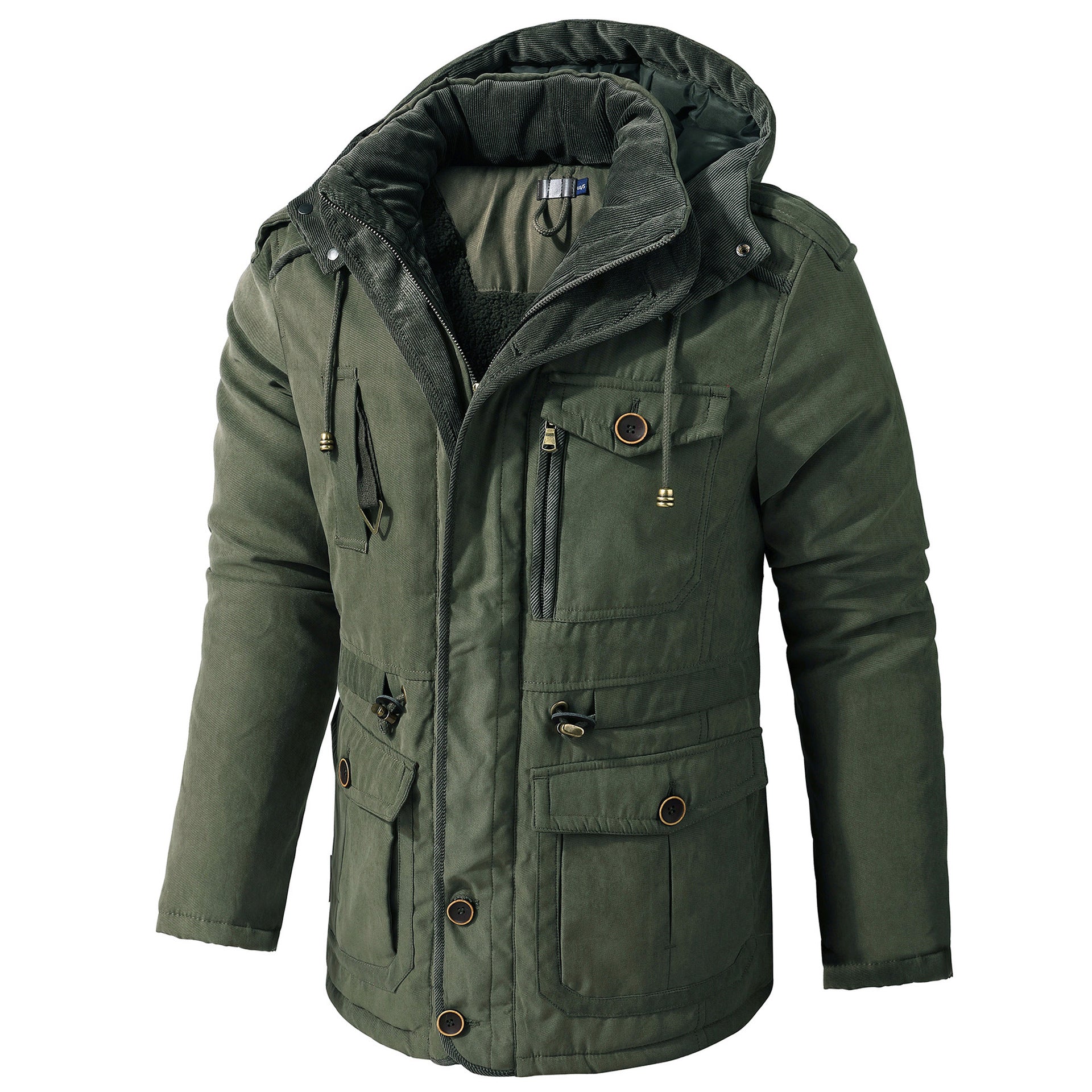 Daniel - Warme Winterjacke mit Kapuze für Männer
