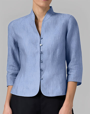 Lolicia - Bequeme Bluse mit Dreiviertelärmeln für Damen
