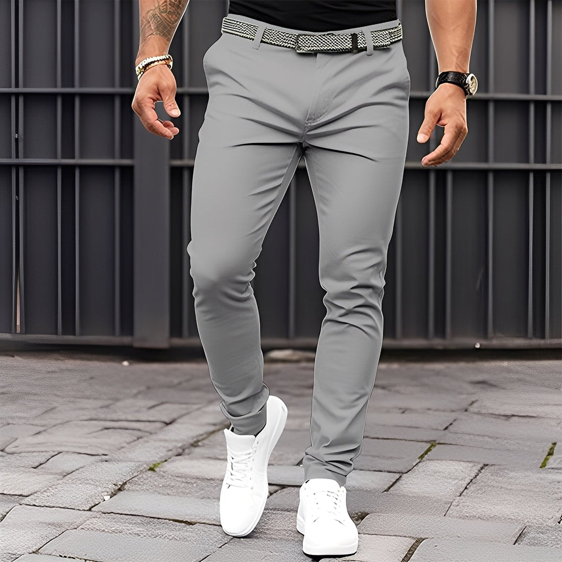 Raphael - Trendige, schmal geschnittene Herrenhose