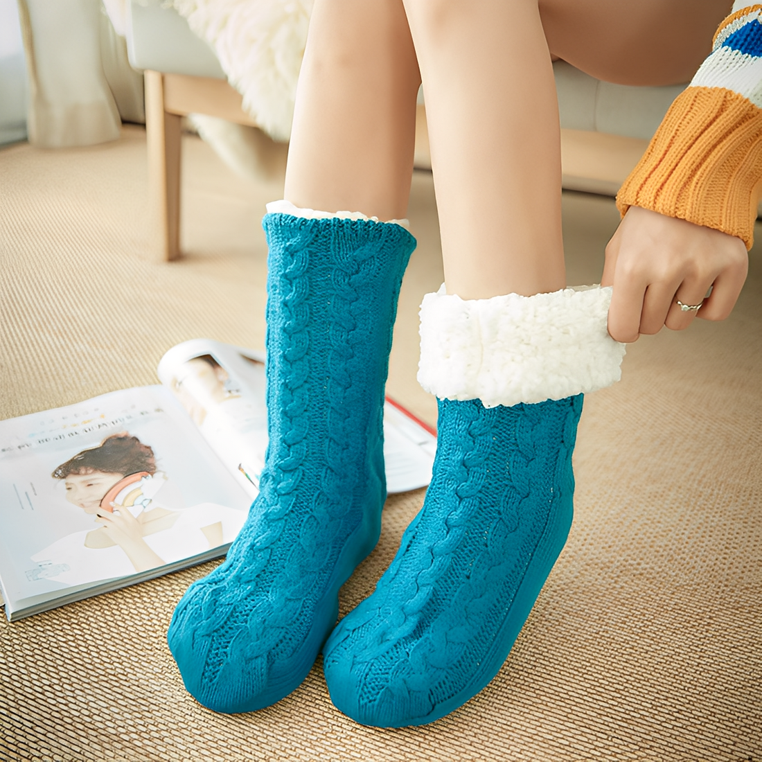 Karissa - Dicke, warme Socken für Frauen für Zuhause