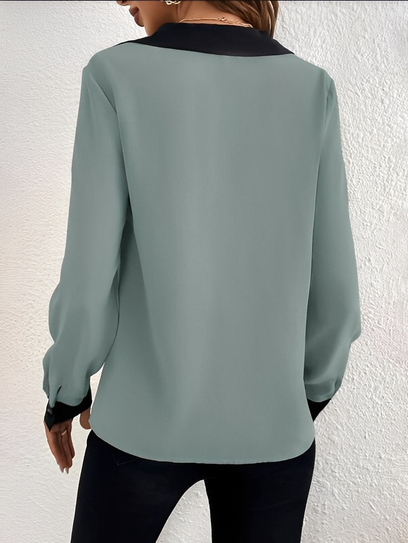 Katheryn - Legere, gemütliche, locker sitzende Damenbluse