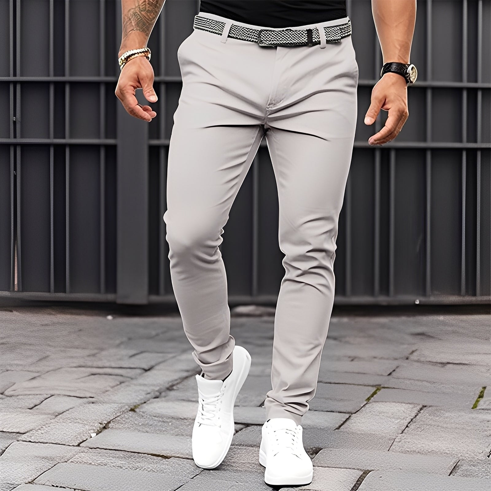 Raphael - Trendige, schmal geschnittene Herrenhose
