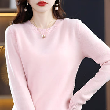Julia - Modischer, eng geschnittener Damen-Wollpullover