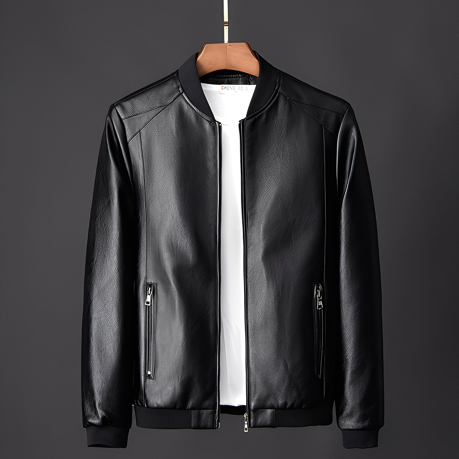 Jeremy - Stylische Herren-Biker-Lederjacke