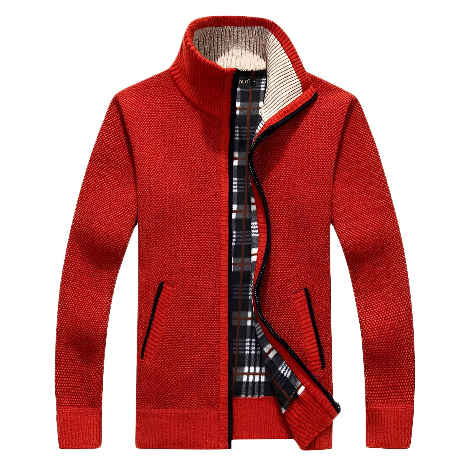 Malinda - Schicker Cardigan mit weichem Fleecefutter für Herren