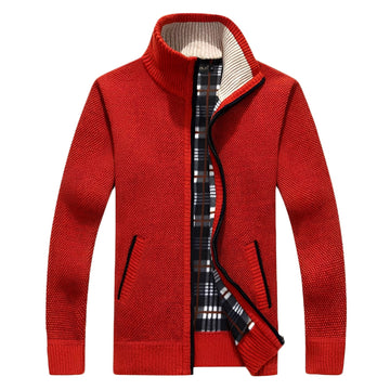 Malinda - Schicker Cardigan mit weichem Fleecefutter für Herren