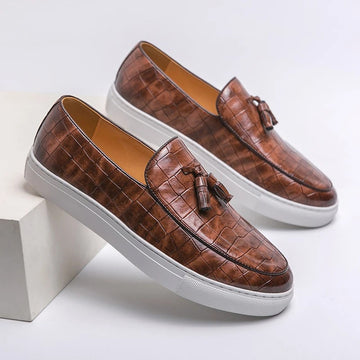 Zyrus - Herren Leder Loafers Elegant Bequem