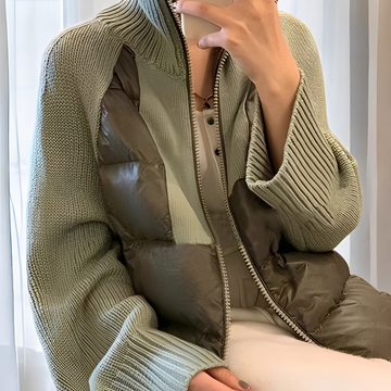 Harley - Bequeme Strickparka-Jacke mit Zipper für Damen