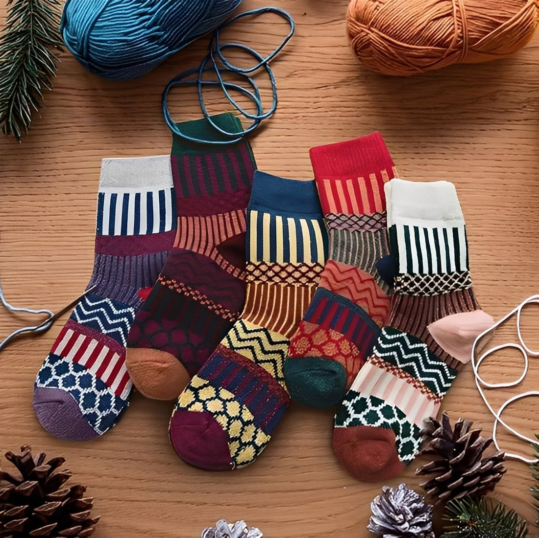 Evelynn - Trendige Damenwintersocken