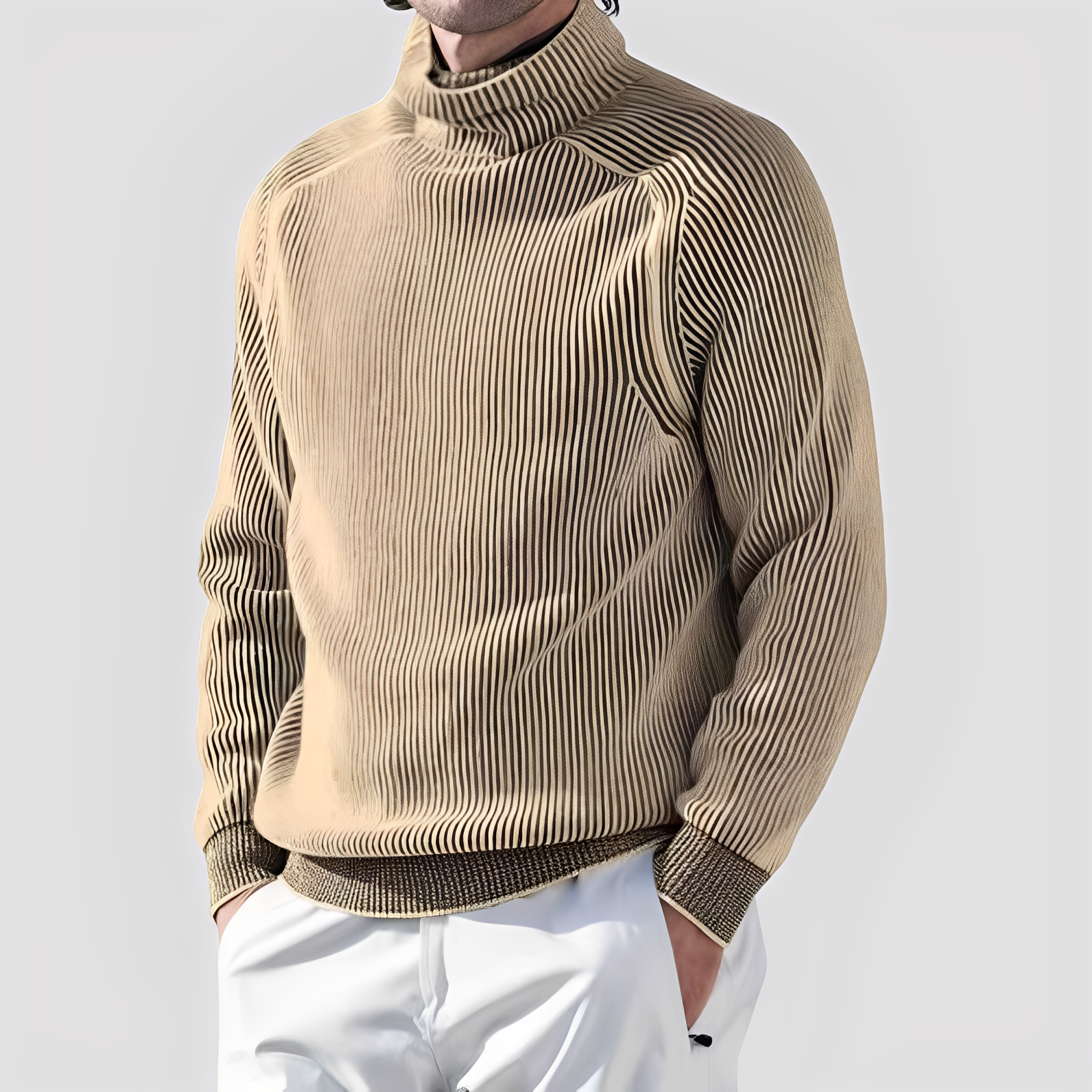 Chadwick - Eleganter, warmer Herren-Rollkragenpullover aus Wolle