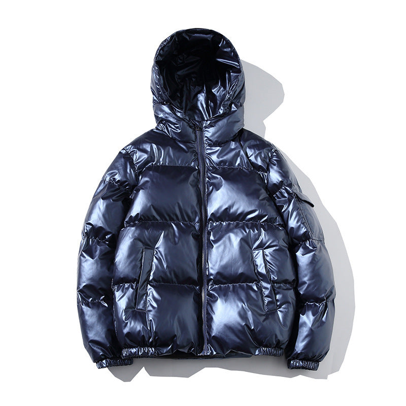 Ormond - Glänzende, dick gefütterte Herren-Winterjacke