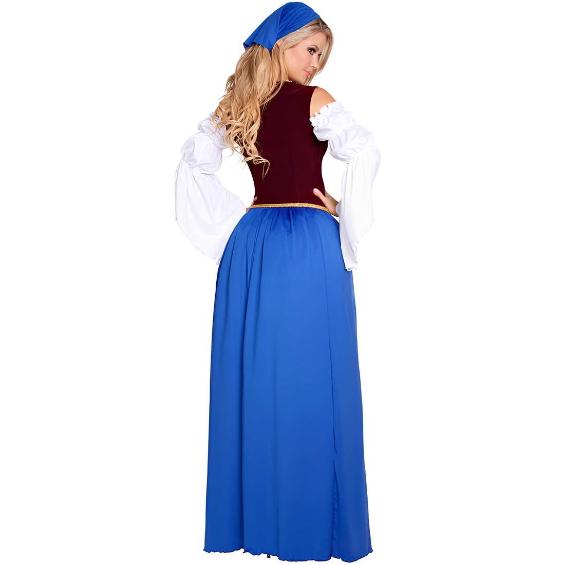 Katelynn - Retro Oktoberfest langes Kleid für Frauen