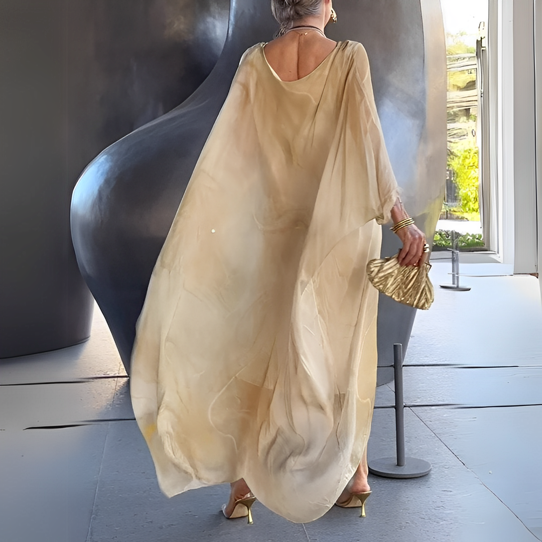 Emory - Modernes Damenkleid aus Seidenchiffon