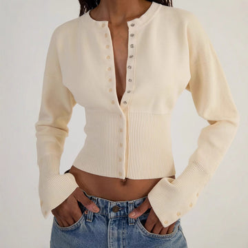 Reverie - Schickes, kurzes Damen-Stricktop