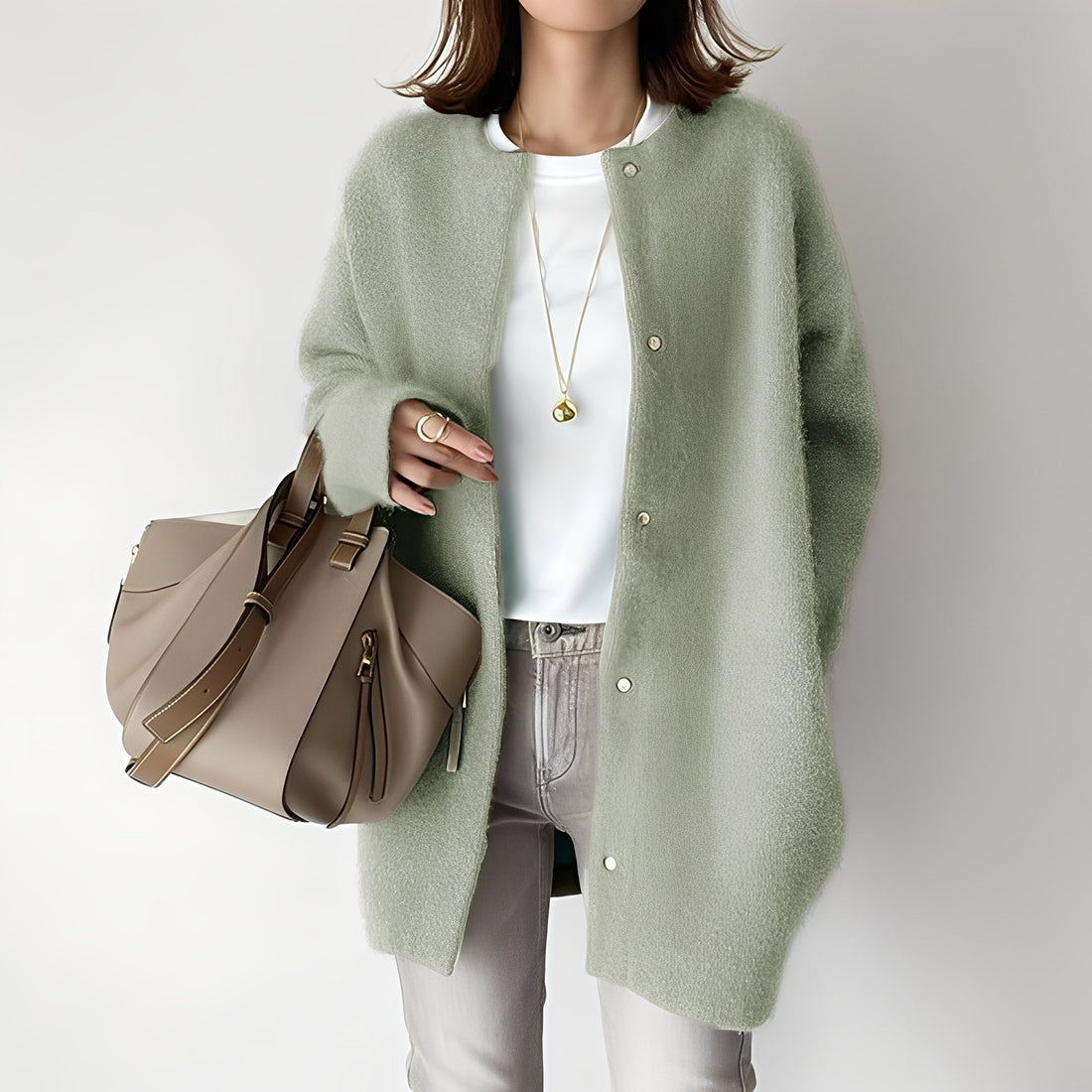 Dahlia - Schicker, locker geschnittener Damen-Cardigan