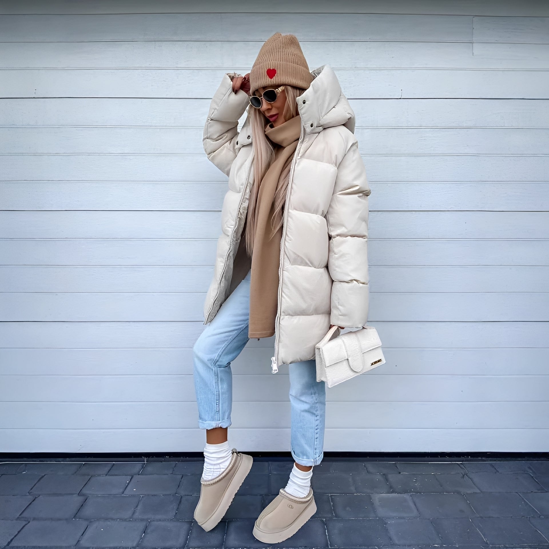 Catharine - Schicke, gefütterte Damen-Parka-Jacke