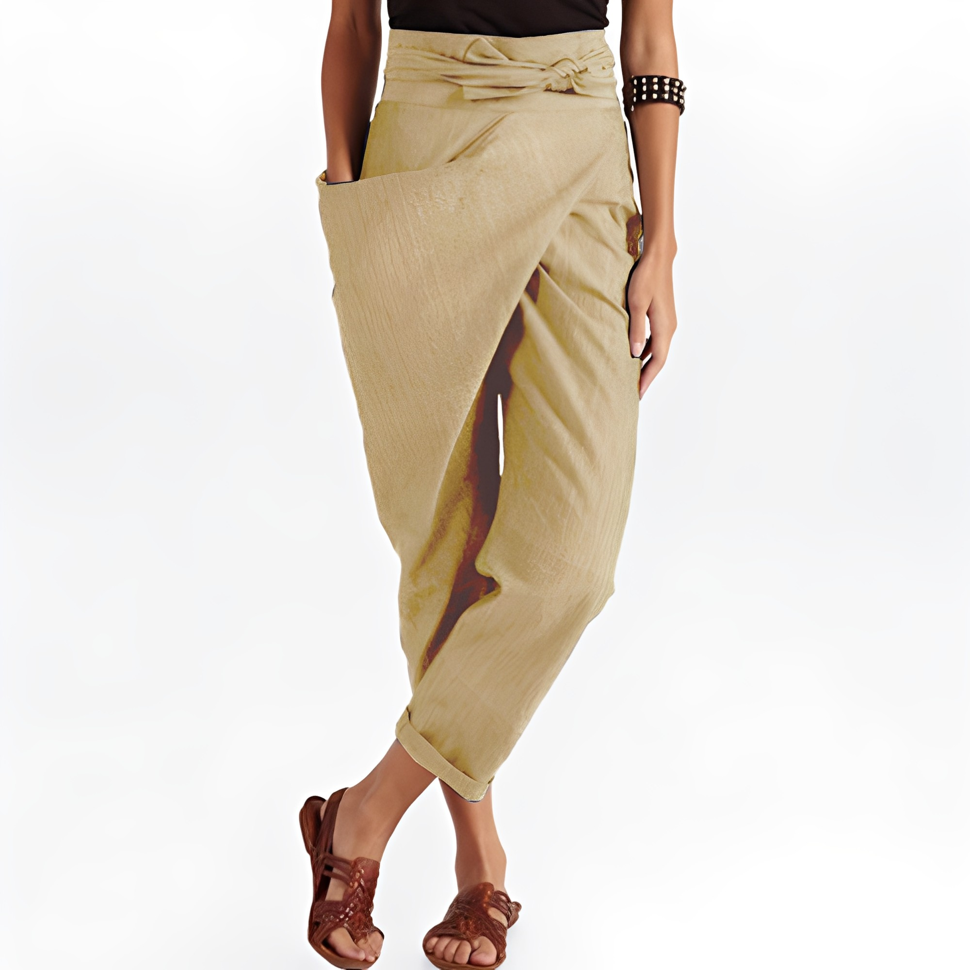 Courteney - Bequeme Haremshose mit hoher Taille für Damen