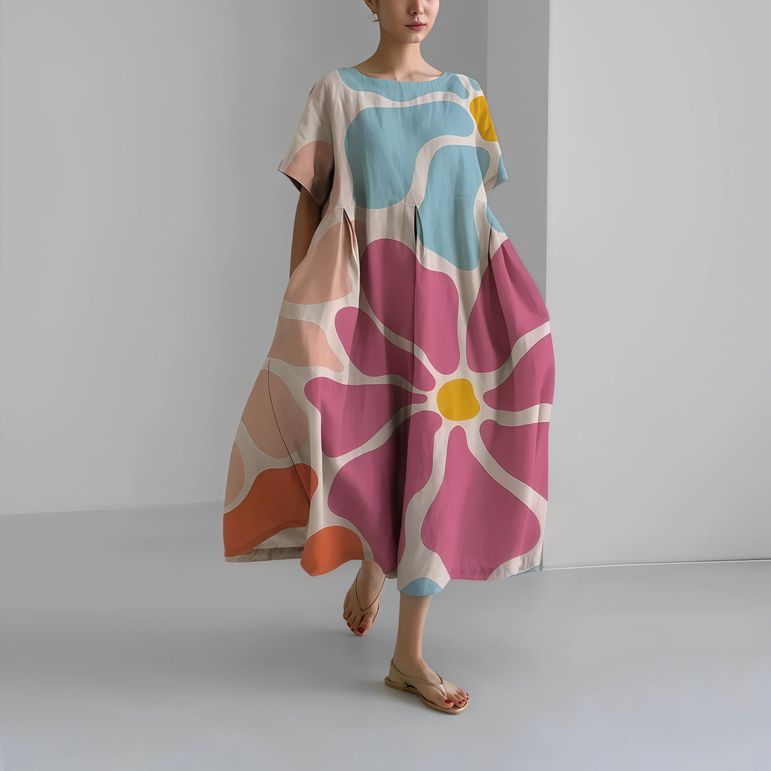 Brienne - Damenkleid mit stilvollem Aufdruck
