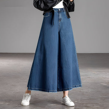 Isabelle - Stilvolle Damenjeans mit weitem Bein