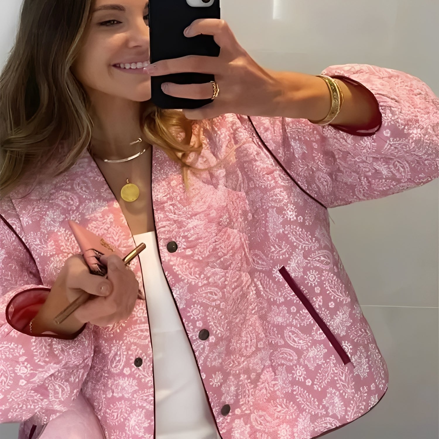 Katelyn - Bequeme Patchwork-Steppjacke für Damen