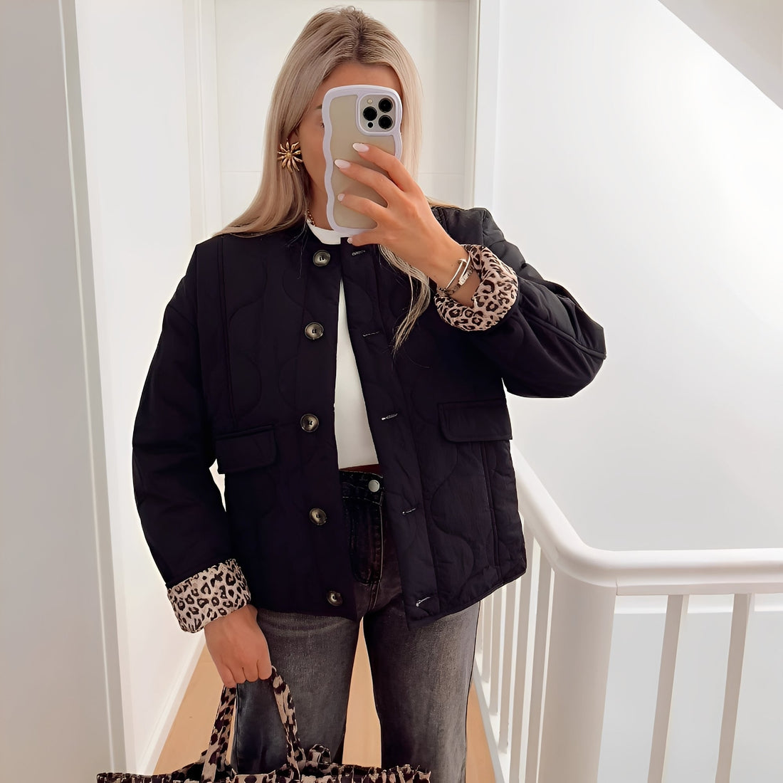 Arienne - Stilvoller, lockerer Mantel für Damen