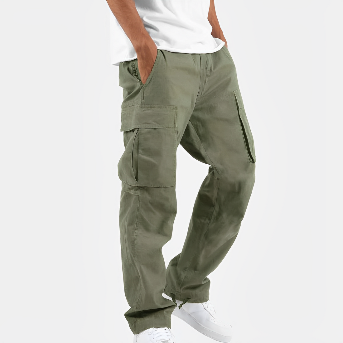 Gresham - Bequeme, weite Herrencargohose