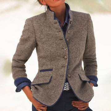 Clémence – Elegante einfarbige Jacke Damen