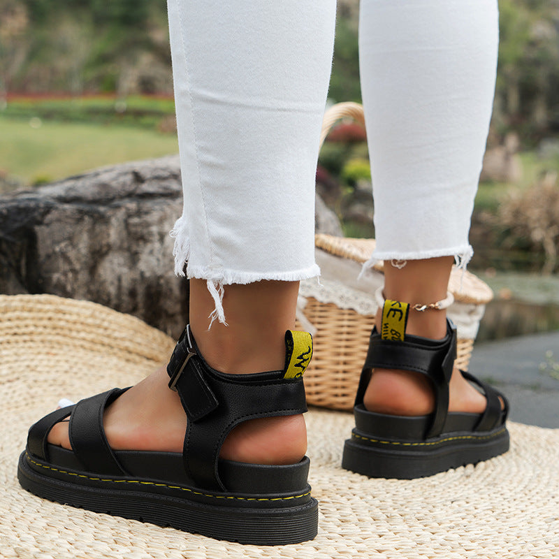 Laurelle - Modische römische Sportsandalen mit Schnalle für Frauen