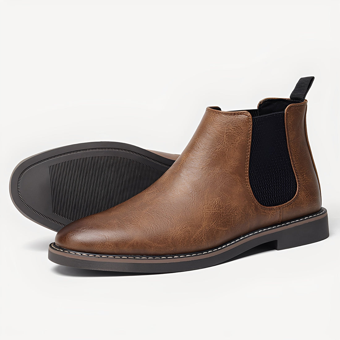 Clifton - Klassische Chelsea-Boots aus Leder für Herren
