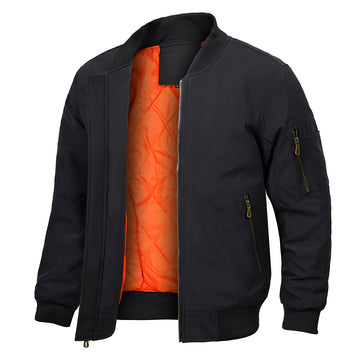 Maynerd - Herren-Bomberjacke mit Zipper-Taschen