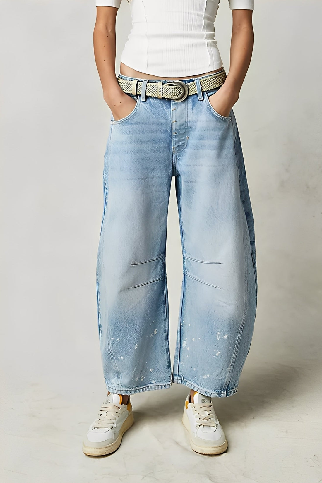 Jocelyn - Legere, locker geschnittene Jeans für Frauen