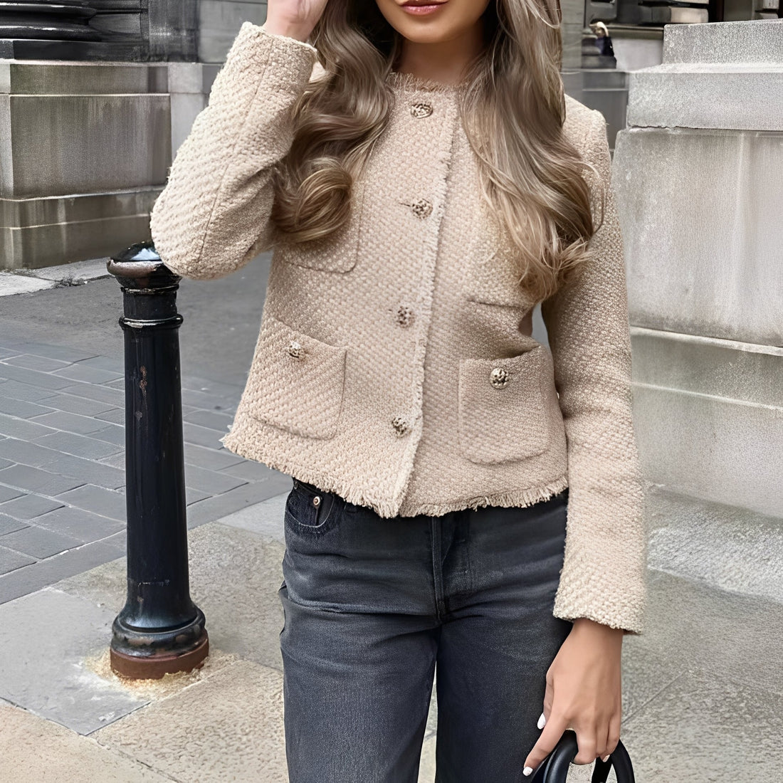 Samantha - Schicke Woll-Tweedjacke für Frauen