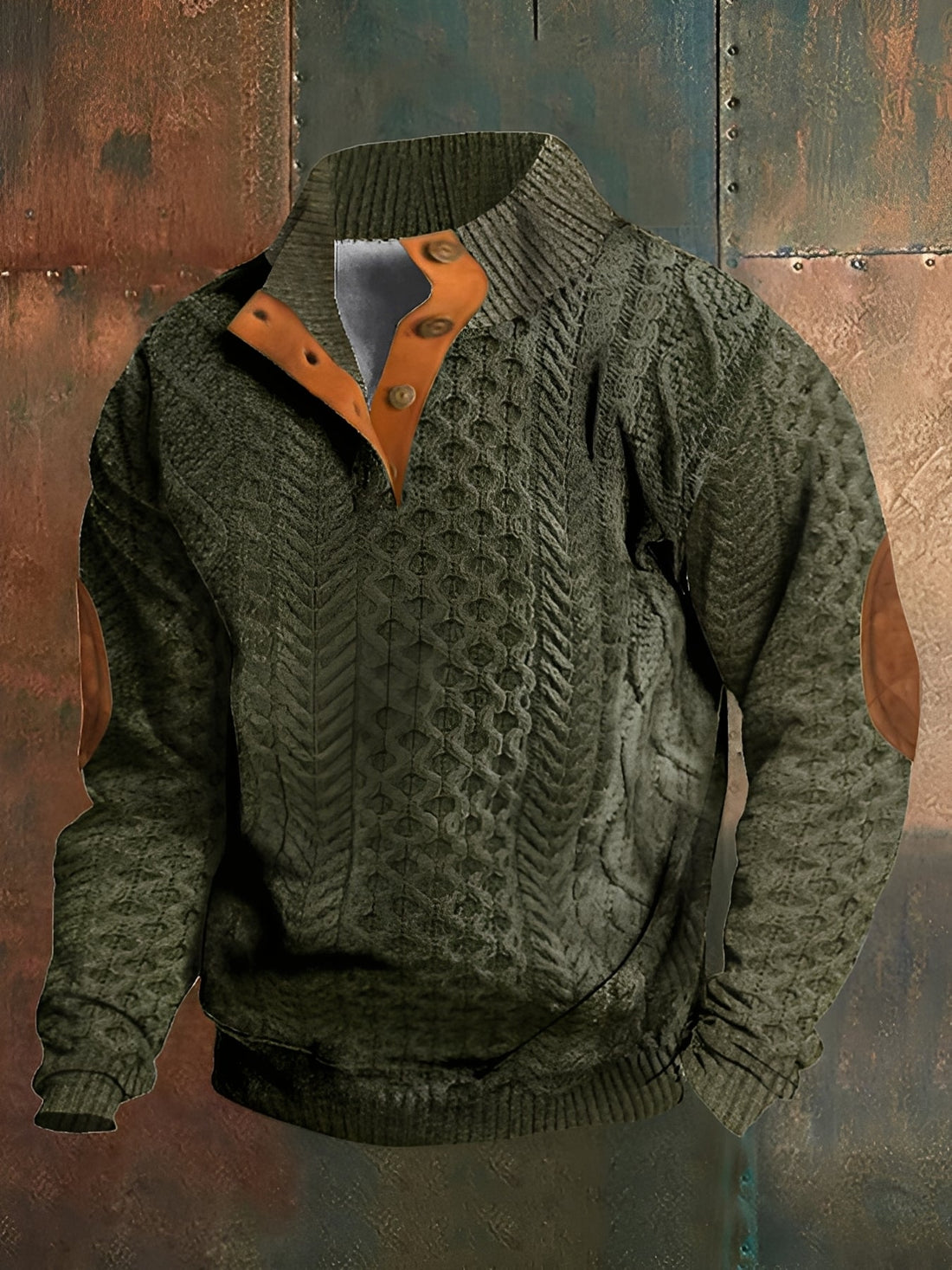 Hugh - Klassischer Rollkragenpullover aus Kaschmir für Herren