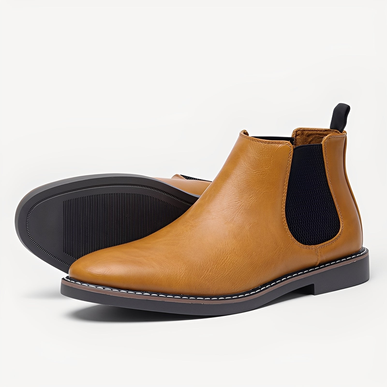 Clifton - Klassische Chelsea-Boots aus Leder für Herren