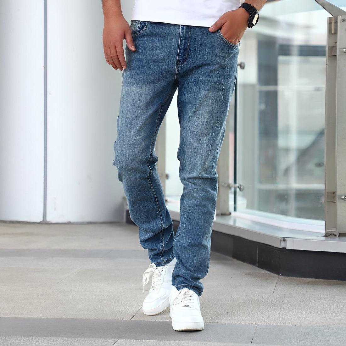 Winfred - Schicke Stretch-Skinny-Jeans für Herren